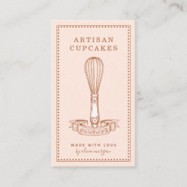 Cupcake Baker Bakery Pastry Chef Visitenkarte