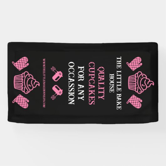Cupcake Baker Banner (Horizontal)