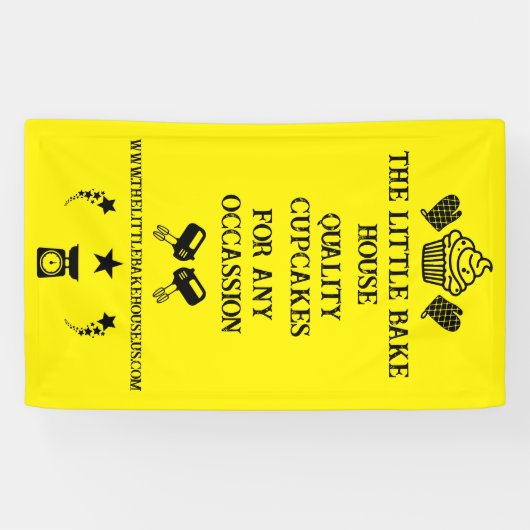 Cupcake Baker Banner (Horizontal)