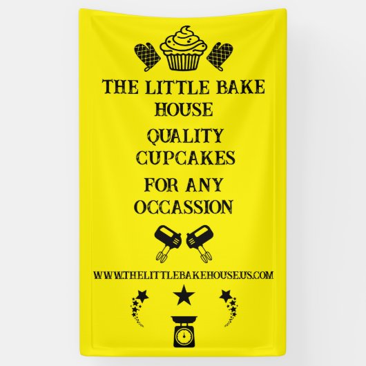 Cupcake Baker Banner (Vertikal)