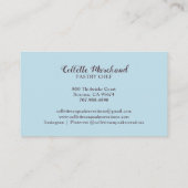 Cupcake Baker Konditorei Koch Catering Visitenkarte (Rückseite)