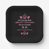 Cupcake Baker Pappteller (Vorderseite)