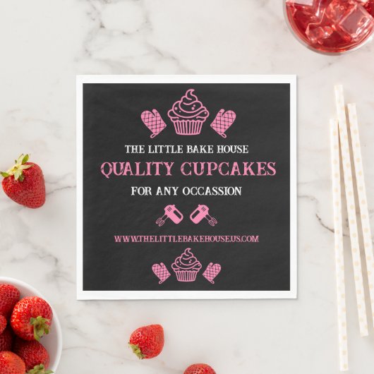 Cupcake Baker Serviette (Beispiel)