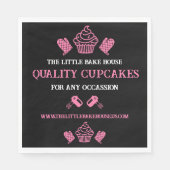 Cupcake Baker Serviette (Vorderseite)
