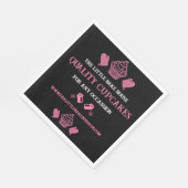 Cupcake Baker Serviette (Ecke)