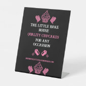 Cupcake Baker Sockelschild (Vorderseite)