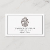 Cupcake Baker Visitenkarte (Vorderseite)