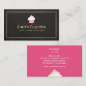 Cupcake Baker Visitenkarte (Vorne/Hinten)