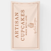 Cupcake Bakery Baking Utensils Business Banner (Vertikal)