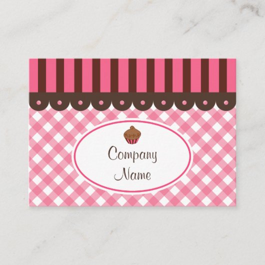 Cupcake Bakery Business Cards Visitenkarte (Vorderseite)