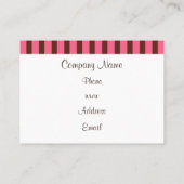 Cupcake Bakery Business Cards Visitenkarte (Rückseite)