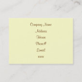 Cupcake Bakery Business Cards Visitenkarte (Rückseite)