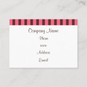 Cupcake Bakery Business Cards Visitenkarte (Rückseite)