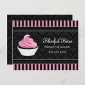 Cupcake Bakery Business Werbeaktion Postkarte (Vorne/Hinten)