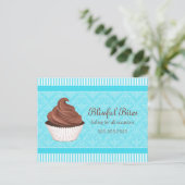 Cupcake Bakery Business Werbeaktion Postkarte (Stehend Vorderseite)