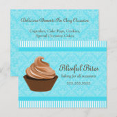 Cupcake Bakery Business Werbeaktion Postkarte (Vorne/Hinten)