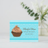 Cupcake Bakery Business Werbeaktion Postkarte (Stehend Vorderseite)