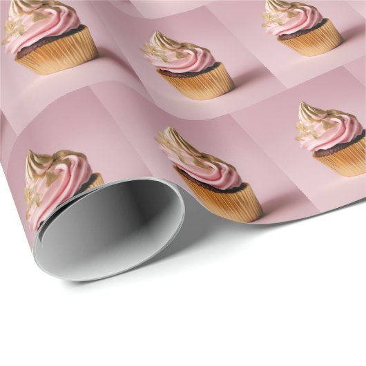 Cupcake Bakery Geschenkpapier (Rolleneckpunkt)