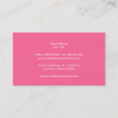 Cupcake Bakery Imitate Black Line Visitenkarte (Rückseite)