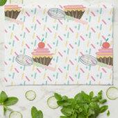 Cupcake Bakery Kitchen Whisky | Feinschmecker Love Geschirrtuch (Gefaltet)