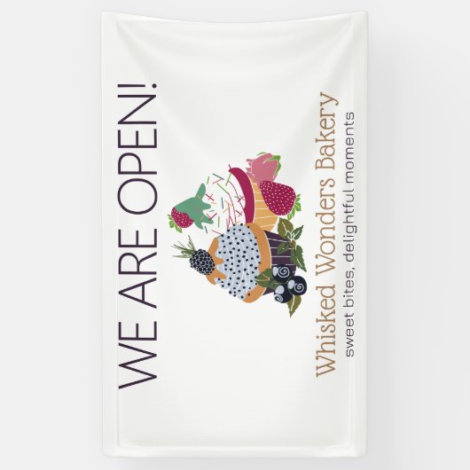 Cupcake Bakery Koch Banner (Vertikal)