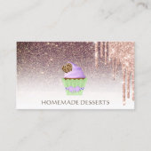 Cupcake Bakery Koch, niedlich Visitenkarte (Vorderseite)