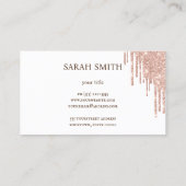 Cupcake Bakery Koch, niedlich Visitenkarte (Rückseite)