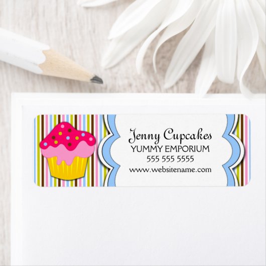 Cupcake Bakery Labels (Insitu)