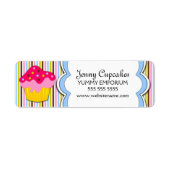 Cupcake Bakery Labels (Vorne)