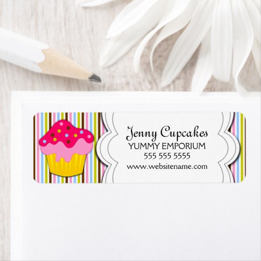 Cupcake Bakery Labels (Insitu)