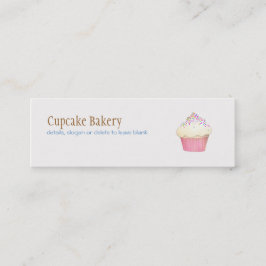 Cupcake Bakery MIni Business Card Visitenkarte