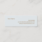 Cupcake Bakery MIni Business Card Visitenkarte (Rückseite)