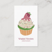 Cupcake Bakery Pastry Chef Visitenkarte (Vorderseite)