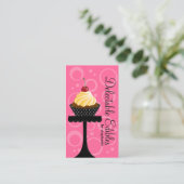 Cupcake Bakery Visitenkarte (Stehend Vorderseite)