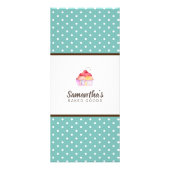 Cupcake Bakery Werbekarte (Hinten)