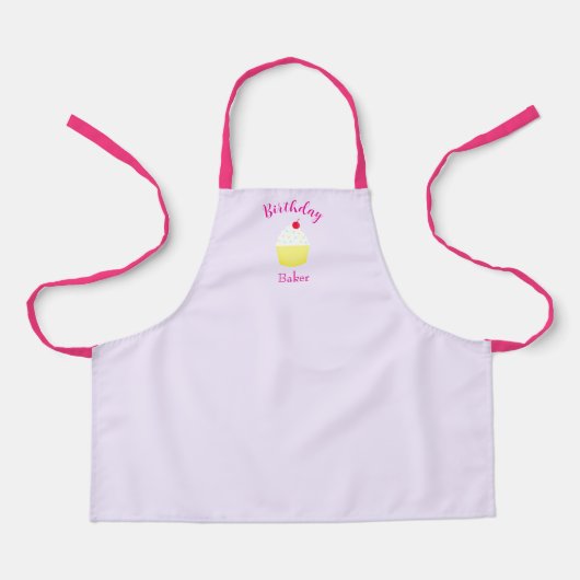 Cupcake Baking Birthday Schürze (Vorderseite)