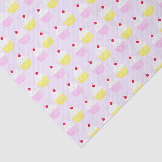 Cupcake Baking Birthday Seidenpapier (Ausschnitt)