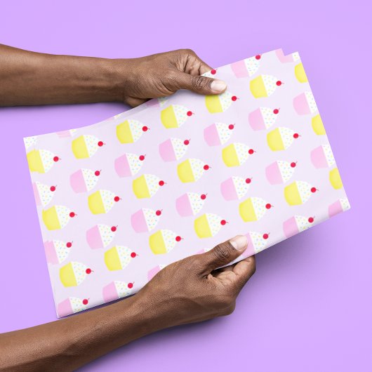 Cupcake Baking Birthday Seidenpapier