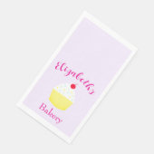 Cupcake Baking Birthday Serviette (Ecke)