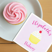 Cupcake Baking Birthday Serviette