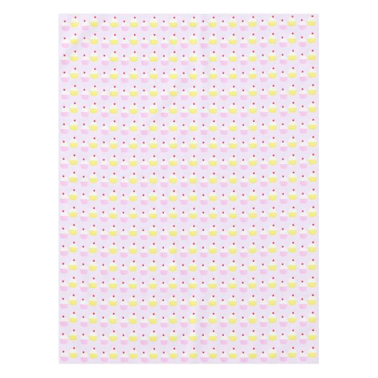 Cupcake Baking Birthday Tischdecke (Vorderseite)