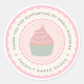 Cupcake Baking Business Sticker (Vorderseite)