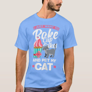 Cupcake Baking Cat Eigentümer 2930 T-Shirt