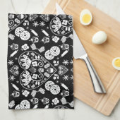 Cupcake Baking Folk Geschirrtuch (Viertel Falte)