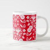 Cupcake Baking Folk Jumbo-Tasse (Rechts)