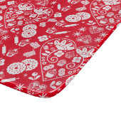 Cupcake Baking Folk Schneidebrett (Ecke)