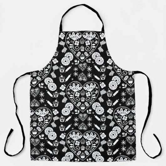 Cupcake Baking Folk Schürze (Vorderseite)