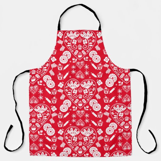 Cupcake Baking Folk Schürze (Vorderseite)