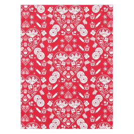 Cupcake Baking Folk Tischdecke