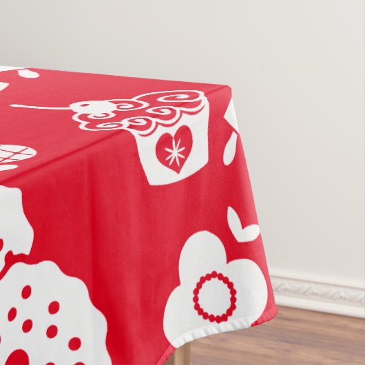 Cupcake Baking Folk Tischdecke (Beispiel)